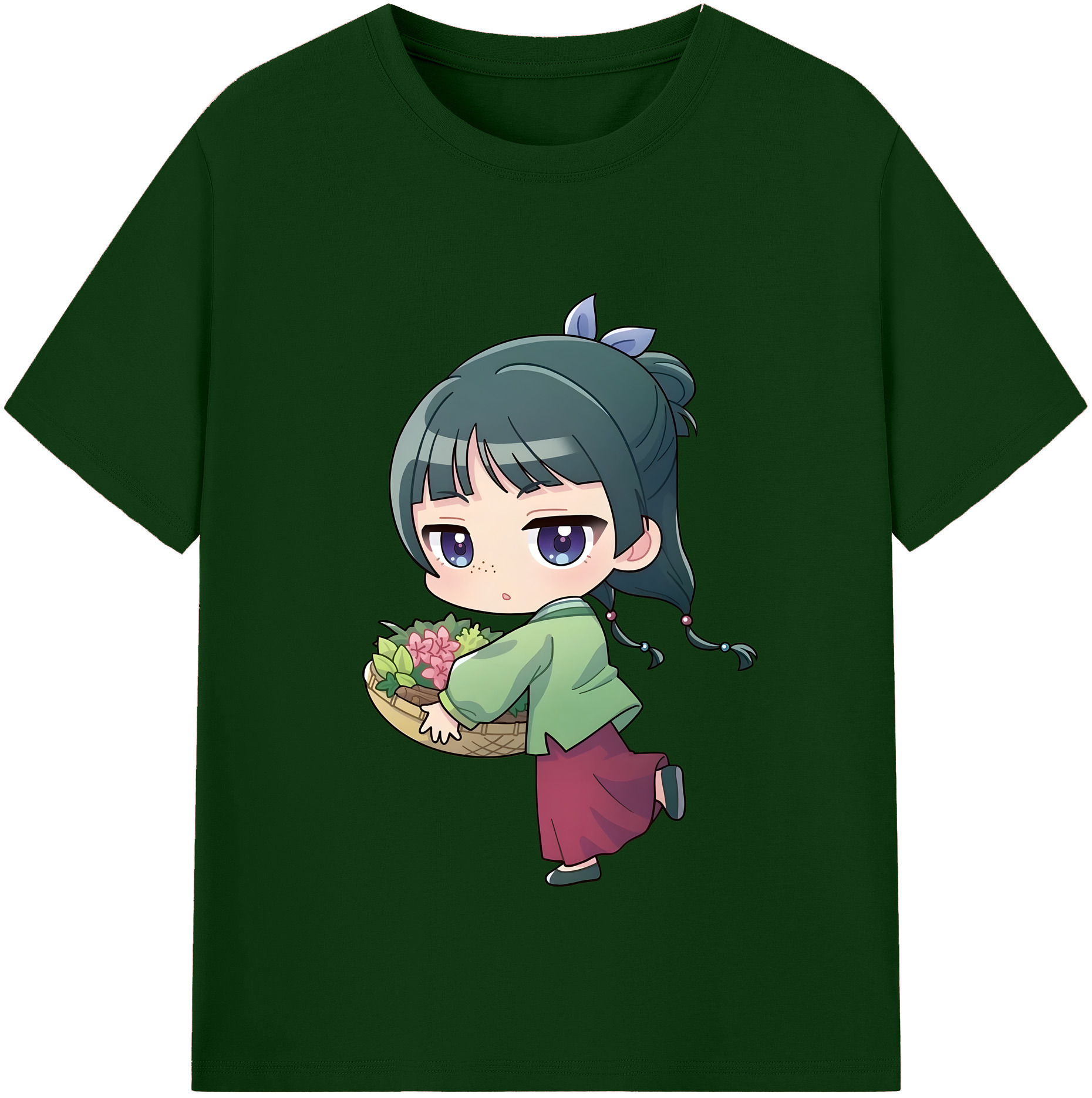 （画像用） 薬屋のひとりごと The Apothecary Diaries 綿100％半袖Tシャツ（フロントプリント）
